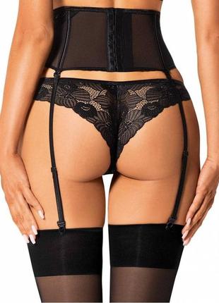 Пояс для чулок obsessive serena love m/l черный