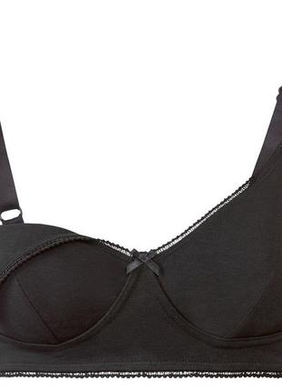 Бюстгальтер esmara для кормления грудью, размер 80d, цвет черный3 фото