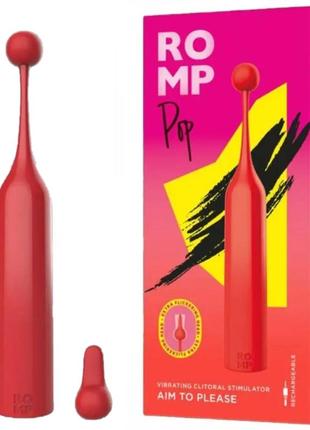 Вібратор для клітора з двома насадками "pop" romp