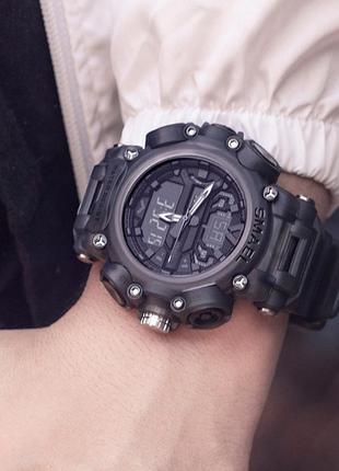 Годинник наручний smael 8053 original (though the black)-lvr  | чоловічий наручний годинник3 фото