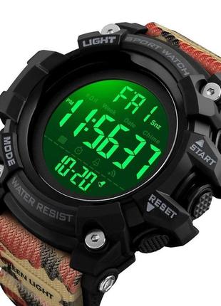 Часы наручные skmei 1384 оriginal (camouflage, 1384cmrd) | мужские наручные часы4 фото