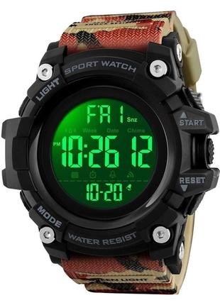 Часы наручные skmei 1384 оriginal (camouflage, 1384cmrd) | мужские наручные часы2 фото