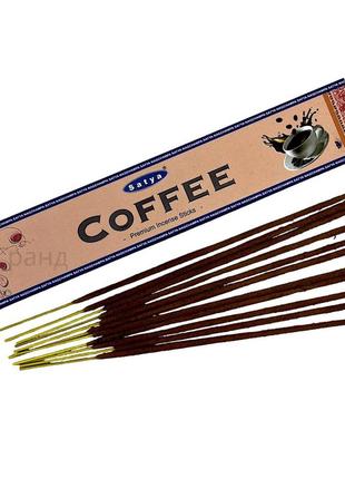 Пыльцовое благовоние coffee premium satya масала благовоние 15 гр 35045