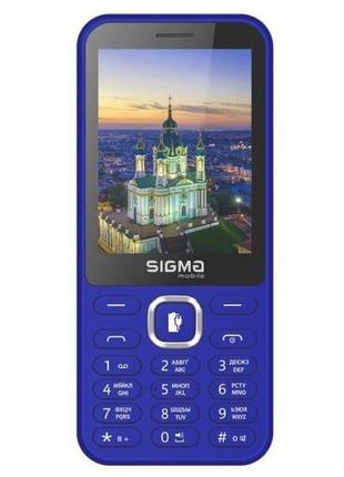 Телефон sigma mobile x-style 31 power type-c blue (код товару:26225)