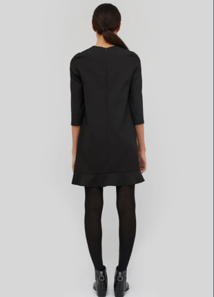 Платье "vitalis" черное - cardo з воланом виріз лодочка 202292 фото