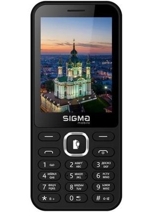Телефон sigma mobile x-style 31 power type-c black (код товара:26884)