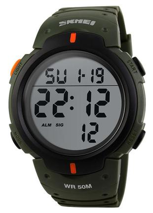 Часы наручные skmei 1068 оriginal (army green, 1068ag) | наручные часы
