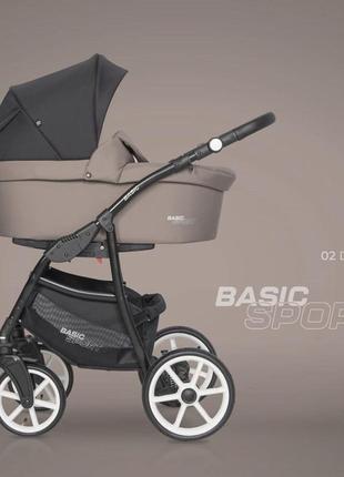 Дитяча універсальна коляска 2 в 1 riko basic sport 02 dakar