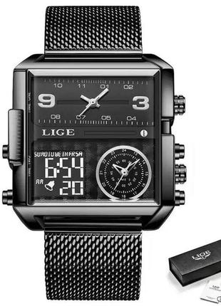 Годинник lige maxi lg8925 original (black)-lvr