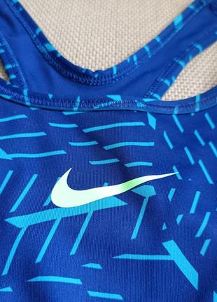 Спортивний топ nike pro classic bash bra xs синій5 фото