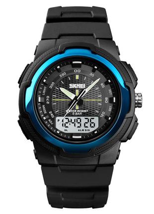 Годинник наручний skmei 1454 original watch (light blue, 1454ltbu) | чоловічий наручний годинник