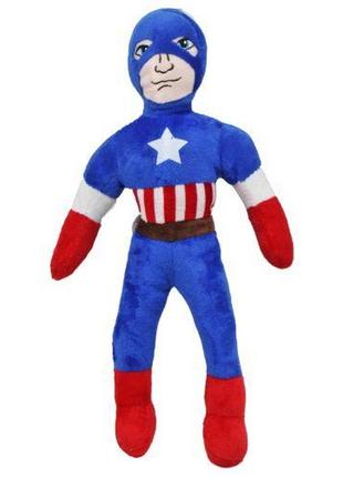 Мʼяка іграшка "супергерої: капітан америка" (37 см) [tsi211218-тsі]