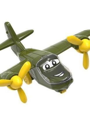 Пластикова іграшка "літак" (зелений хакі) [tsi229597-тsі]
