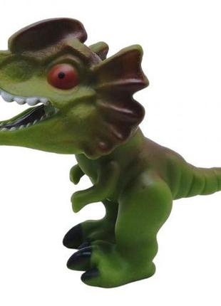 Резиновая игрушка "динозавр" (темно-зеленый) [tsi236022-тsі]