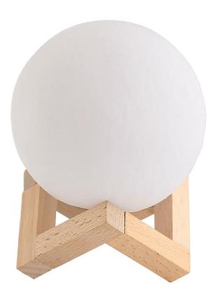 Настольный светильник 3d moon lamp 12 см