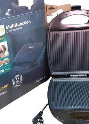 Сендвичница rnb rb-5407 220 w с керамическим антипригарным покрытием shopmarket