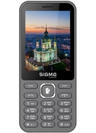 Телефон sigma mobile x-style 31 power type-c grey (код товару:26341)