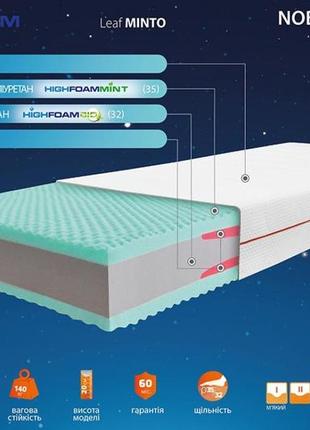 Матрац highfoam noble aurum minto 160х200 см (dtm-5333)2 фото