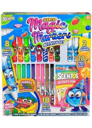 Ароматный набор для творчества - волшебные маркеры (маркеры, меняющие цвет, задания, раскраски) [tsi225205-тsі