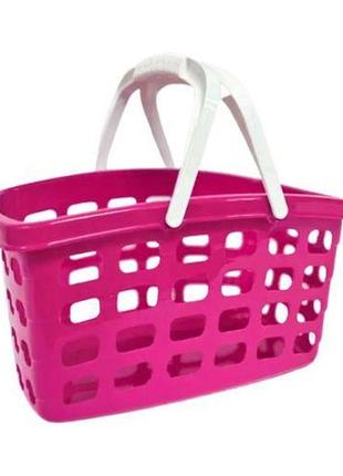 Кошик для покупок, пластиковий (малиновий) [tsi233241-тsі]