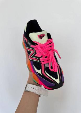 Кроссовки new balance 9060 «&nbsp;pink / orange / purple&nbsp;»8 фото