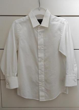 Нарядная белая рубашка2 фото