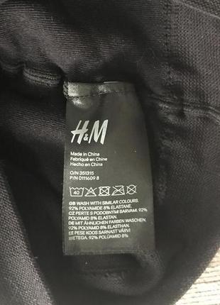 Матовые колготки черные (200 den) h&m xl ( 50-52)4 фото