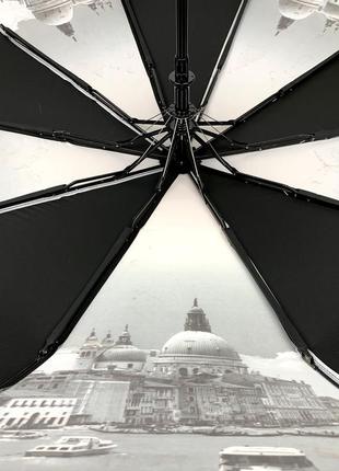 Cкладной зонт полуавтомат города, от toprain, антиветер, топ5 фото