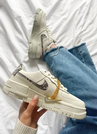 Nike air force 1 pixel se "sail snake"  kb4136