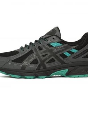 Asics gel-venture 6 "black/green"  kb02491 фото