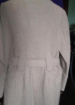 Zara woman пальто кемел шерсть wool2 фото