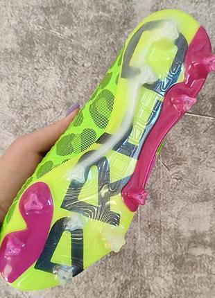 Бутсы аdidas predator fg green футбольная обувь с шипами адидас предатор зелёного цвета унисекс