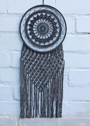 Панно с макраме, ловец снов