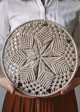 Бра макраме, світильник