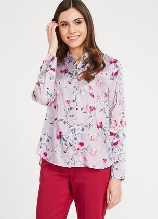 Красива блузка з довгим рукавом з тканини з блиском1 фото