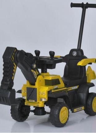 Дитячий електромобіль трактор екскаватор m 5787b-6,звук,світло