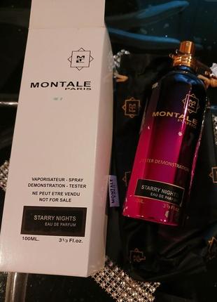 Новинка! тестер-оригинал! уникальный нишевый парфюм-унисекс montale starry nights 100ml новый