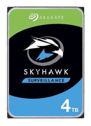 Жесткий диск seagate skyhawk hdd 4tb 5400rpm 256mb st4000vx016 3.5 sataiii