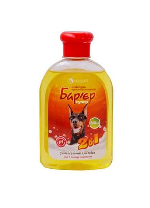 Шампунь бар’єр супер протипаразитарний універсальний для собак (300 мл)1 фото