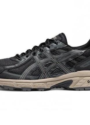 Asics  gel-venture 6 "black/gray"  kb02481 фото