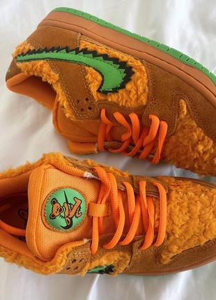 Nike sb dunk х grateful dead orange  bo98276