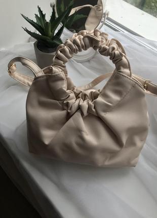 Женская сумка модная сумка бежевая сумка3 фото