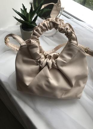 Женская сумка модная сумка бежевая сумка4 фото