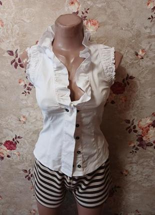Блуза белая1 фото