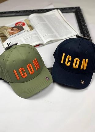 Чоловіча кепка dsquared2 icon, бейсболка icon синя4 фото