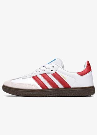 Кросівки adidas samba og 'white scarlet'1 фото