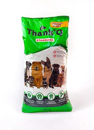 Корм сухой thank'q standard с говядиной для взрослых собак всех пород 20 кг