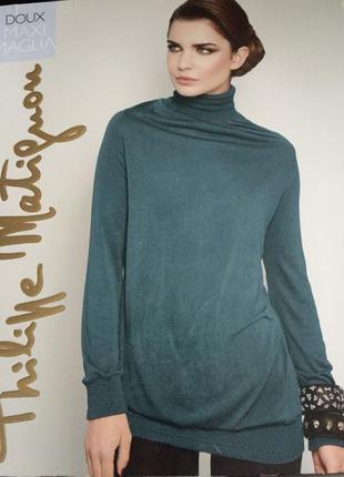 Модная длинная блузка philippe matignon, италия