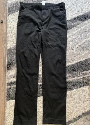 Черные брючные брюки 13-14 лет f&amp;f классические брюки2 фото