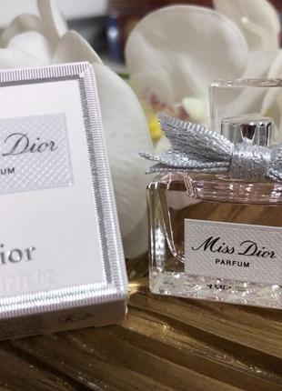 Фирменная мини пробник парфюм miss dior parfum (2024) dior